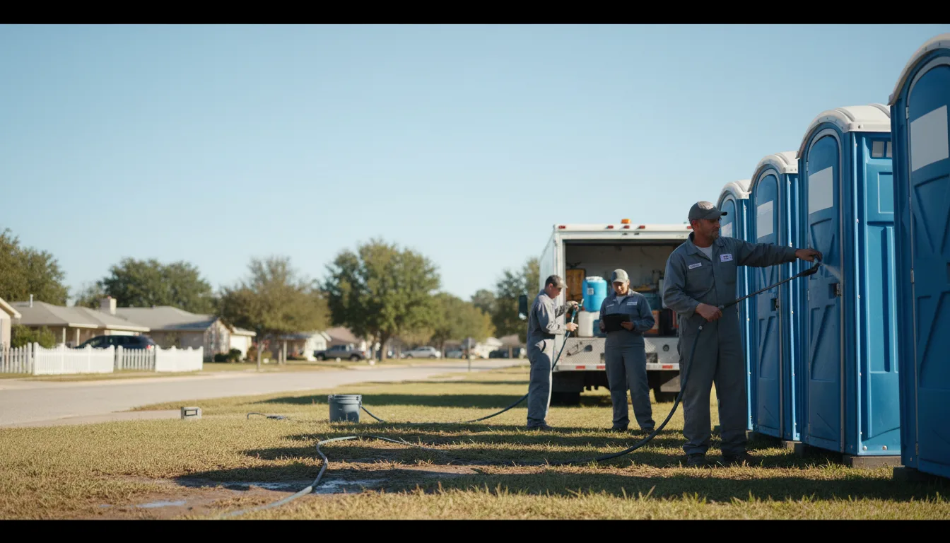 Long-Term Portable Toilet Rental in Mount Sterling, OH near me